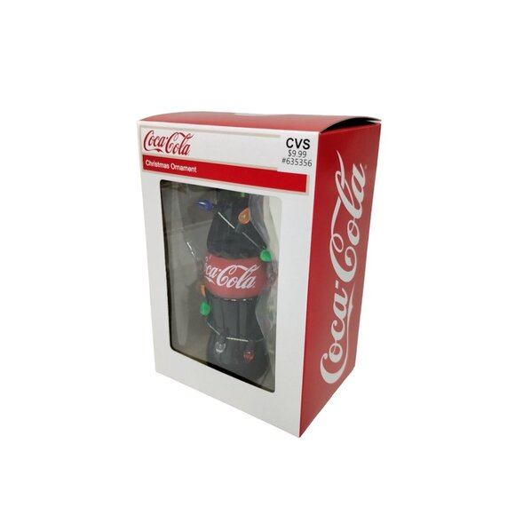 Coca Cola Coke Bottle with Faux Lights 4 in Christmas Tree Ornament Kurt Adler - Picture 3 of 8